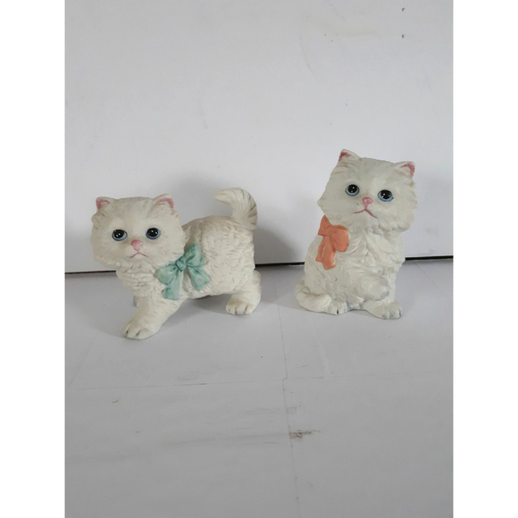 Homco Home Interiors cat kitten set - Picture 2 of 4